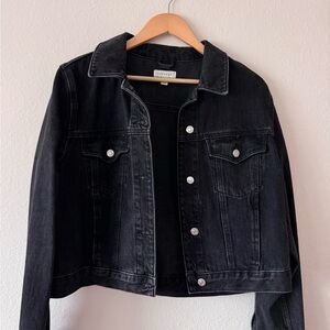 Topshop US 12 Denim Jacket Cropped